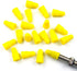 Yellow Presta Valve Stem Caps - 20 Pack Plastic Tire Valve Caps for Presta/French Valves, MTB, Road Bike