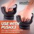 Grip Strength Trainer Rings for Rock Climbing, Bouldering, Jujitsu, Hand Grip, Forearm Stress Relief, Converts PushX3