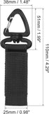 PATIKIL Belt Keeper Key Chain | Strap Hanging Gear Buckle Hook with Triangle Rotate Snap