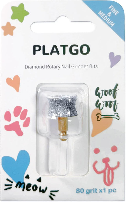 Diamond Dog and Cat Nail Grinder Replacement Heads for Casfuy Electric File - Pet Nail Trimmer Head
