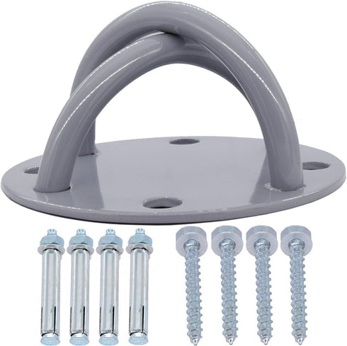 Wall Ceiling Mount Bracket for Gym & Home Suspension Straps - Anchor for Fitness Training, Yoga Swing, Battle Ropes