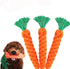 Dog Toys 3 PCS Puppy Teething Chew Toys, Dog Rope Toys, Cat Chew Toys, Safe Braided Rabbit Toys