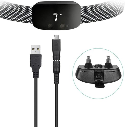 Shock Collar Charger Replacement for Petrainer, NBJU, and PATPET Training Collars, 4 in 1 USB Charging Cable