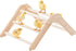PETSFIT Chick Perch Prevent Rotation Design, Strong Wooden Chicken Roosting Bar, Easy