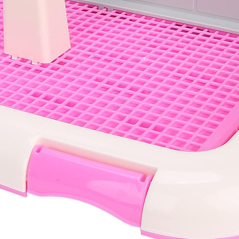 Indoor Potty Tray Indoor Dog Toilet with Fence, Suitable for Small Dogs and Puppies, Designed for Timed Urination