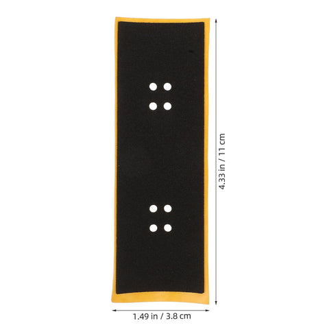 12 Pack 4.33X1.49In SUPVOX Finger Skateboards Tape Replacement Mini Grip Tape with Strong Adhesive for Fingerboard