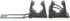 Percs SOF-LOC Boat Hook/Oar/Gaff Holders