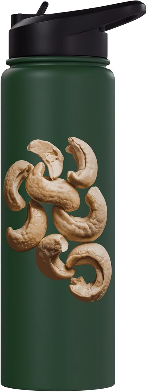 Cashew Love Cashew Design Cashews Stainless Steel Insulated Water Bottle