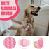 5PCS Set Dog Bath Brush Bathing Kit - Pet Washing Brush, Dog Brush for Shorted Haired Dogs, Dog Scrubber for Bath