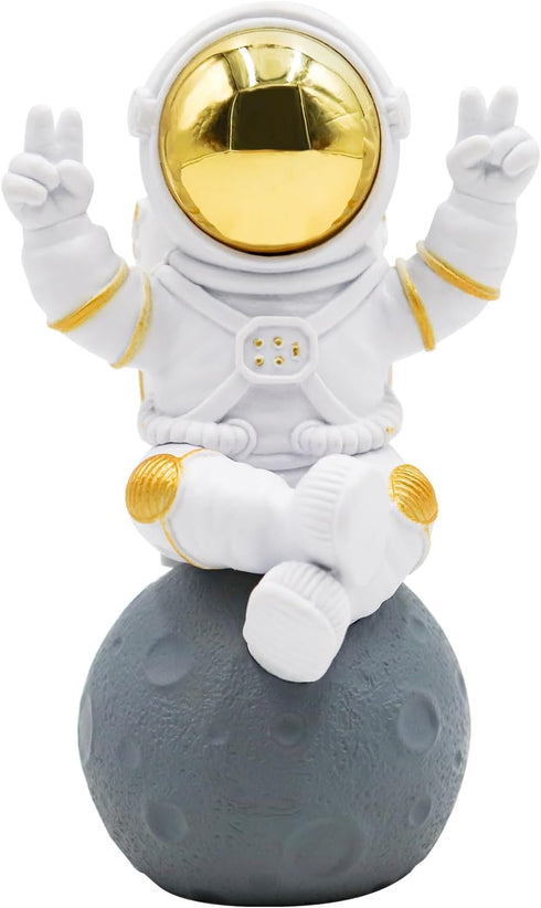 Astronaut Statue Fish Tank Decor, Resin Spaceman Small Fish Aquarium Decorations, Cute Mini Space Figure Ornament, Fish Tank Abstract Aesthetic Decorative Ornaments by Oooct