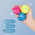 Best Pet Supplies Squeaky Tennis Toys - 8-Pack Heavy-Duty Interactive Pet Toys for Fetching and Exercise, Durable Small