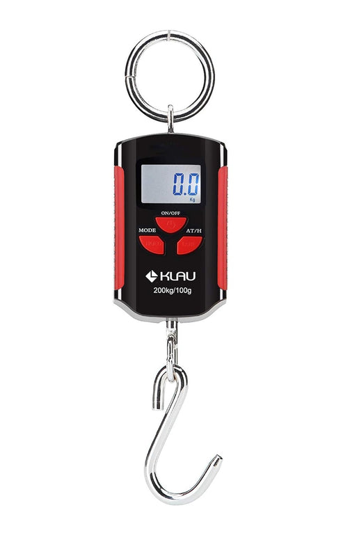 Klau Portable Mini Crane Scale 200 kg / 400 lb Heavy Duty Digital Scales with LCD Display for Home Farm