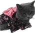 WeeH Dog Costume for Halloween, Cat Clothing, Japan Kimono Pet Clothes for Medium Black Doggy, Kitty, Rabbits, Pig Fun