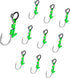 HENRUN Pack 10 of Live Shrimp Hook Engineered to Maintain Shrimp Activity and Enhances Luring Effectiveness for Marine