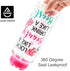 Home Tune 32oz Motivational Water Bottle with Straw & Time Marker, BPA Free, Dustproof, Leak Proof