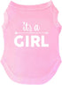 It's A Girl Dog Tee Shirt | Sleeveless Breeds | Gender Reveal