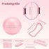 Set 5 14'' Pilates Ring for Women, Pilates Equipment with Resistance Bands & Accessories, Pilates Ball, Magic Circle