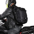 Rhinowalk 30L Motorcycle Tail Bag - Waterproof Motor Pannier Travel Luggage for Motorbike Rear Rack - Black