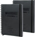 Hardcover Fitness Planner Workout Journal for Men & Women - A5 Sturdy Log Book to Track Gym & Home Workouts, 2 Pieces