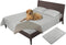 Easy-Going 100% Waterproof Dog Bed Cover, Light Gray, Non-Slip Pet Blanket for Furniture, Washable Couch Cover (52X82
