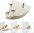 Bird Parrot Corner Perch, Flat Platform Stand, Easy to Install, Safe and Stable Hardwood Bird Cage Perches (XL)