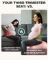 1.7mm 1000LB Trideer Pregnancy Birthing Ball, Extra Thick Yoga Ball for Maternity, Labor, Physio, Recovery, Exercise