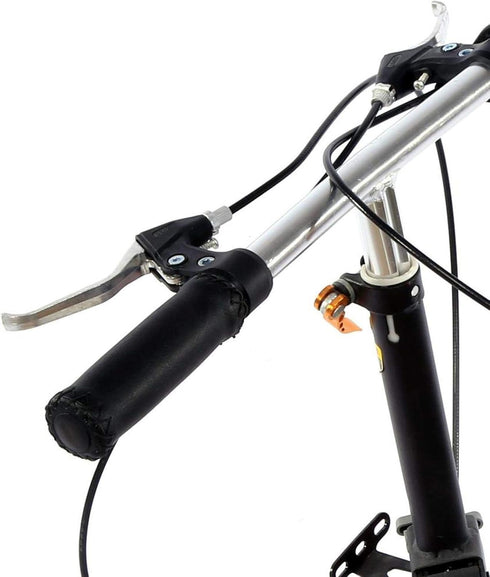 Yosoo Retro Artificial Leather Bicycle Handlebar Grips, 1 Pair for MTB Road Mountain Bike