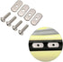 Lixada 4 Stainless Steel Kayak Rail/Track Screws & Track Nuts Hardware Gear Mounting Kit