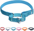 Martingale Dog Collars, Adjustable Soft Nylon Training Collar, Reflective Safety Heavy Duty No Pull Pet Collars for