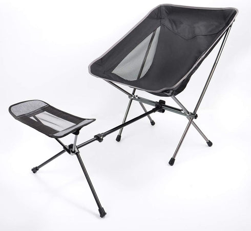 HI SUYI Backpacking,Durable 600D Portable Camping Chair Foot Rest Lightweight Heavy Duty Folding Outdoor Picnic Beach