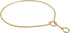 Alvalley Metal Chain Dog Show Collar, Adjustable for Toy, Small, Medium, Large, and Extra Large Dogs (Gold, 20", 2.4mm