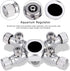 Zerodis CO2 Splitter Multi Ways Distributor, Aquarium Regulator CO2 Splitter Valve (4 Ways)