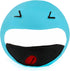 CHIWAVA 4 Pack 3.2'' Latex Squeaky Dog Toy - Smiley Face Balls for Small Dogs