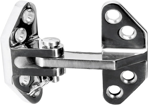 RedSnake Ship RV Accessories - Heavy Duty Long Reach 316 Marine Grade Stainless Steel Hatch Hinge with Removable Pin
