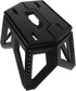 Wakauto Portable Folding Camping Stool for Outdoor Fishing and Entryway Use, Black