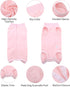SAWMONG Dog Recovery Suit – Recovery Suit for Dogs After Surgery – Dog Spay Surgical Suit for Female Dogs, Pink, Medium