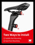 Rechargeable,IPX6 ROCKBROS Bike Tail Light Smart Brake Sensing Rear Bike Light Led Bike Lights,Type C USB Waterproof