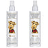 GIOVANNI Professional Pet Deodorizing & Finishing Spray - Oatmeal & Coconut, 10 oz (Pack of 2)