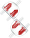 Pawfly 2 Pack Aquarium Check Valves Plastic 2-Way Non-Return Valves for Fish Tank Air Pump Protectors 3/16 Inch Tubing