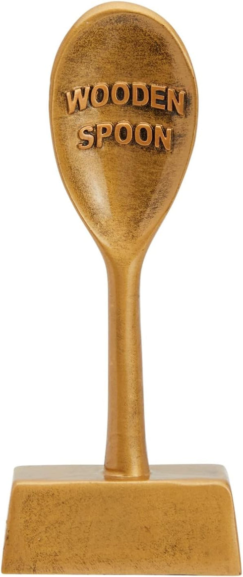 Golden Spoon Award Cooking Trophy for Chili Cook Off, Baking Contest, Funny Food Prize, Bronze Metal Finish