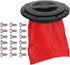 Round Kayak Hatch Lid with Sealing Storage Bag for Canoe Fishing Rigging (6 inches)