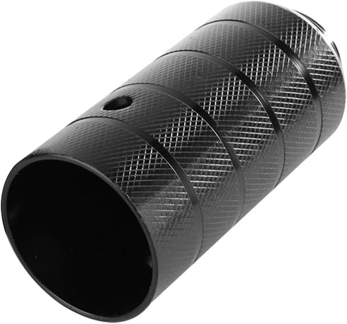 Oumefar 2PCS Steel Bicycle Foot Stand Pegs, Black BMX Axle Peg Replacement Accessory, 11 x 4cm / 4.33 x 1.57inch