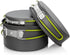 Gutsdoor Camping Cookware Set Lightweight Stackable Pot Pan Bowls Non-Stick Cooking Equipment with Storage Bag for