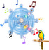 PEUTIER Parrot Spinner Toy, Medium Small Funny Parakeet Conures Toy Interactive Parrot Toy