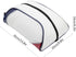 Qiilu White PU Leather Shoe Bag, Dustproof Storage Carrier Bag for Home Travel