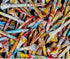 Golf Tees Pack of 5, Colorful Natural Wood Golfing Tees, Size 2-3/4 inch