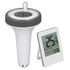 Badafaci 60m 1 IP67 Swimming Wireless Pool Thermometer, LCD Display with Range and Accuracy, Floating Thermometer