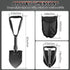 PLACHIDAY Digging Shovel, 18.5'' Lightweight Camping Shovel, Portable High Carbon Steel Folding Mini Shovel