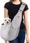 CUBY Dog and Cat Sling Carrier - Hands-Free Reversible Pet Papoose Bag, Soft Pouch and Tote Design for Small Dogs and