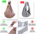 FDJASGY Small Dog Sling Cat Carrier, Adjustable Strap Hands Free Reversible Pet Puppy Travel Bag Backpack for Outdoor